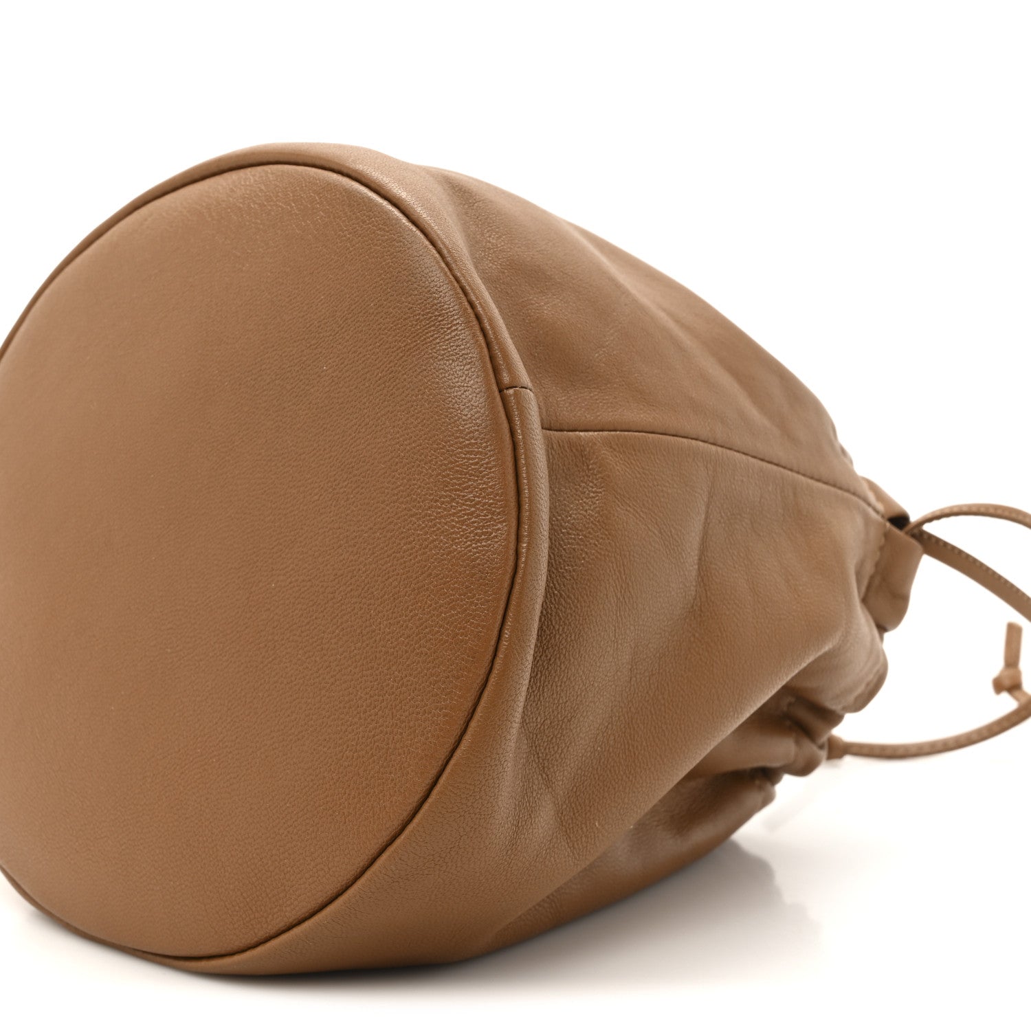 Khaite Smooth Calfskin Aria Bucket Bag Brown 9 of 9