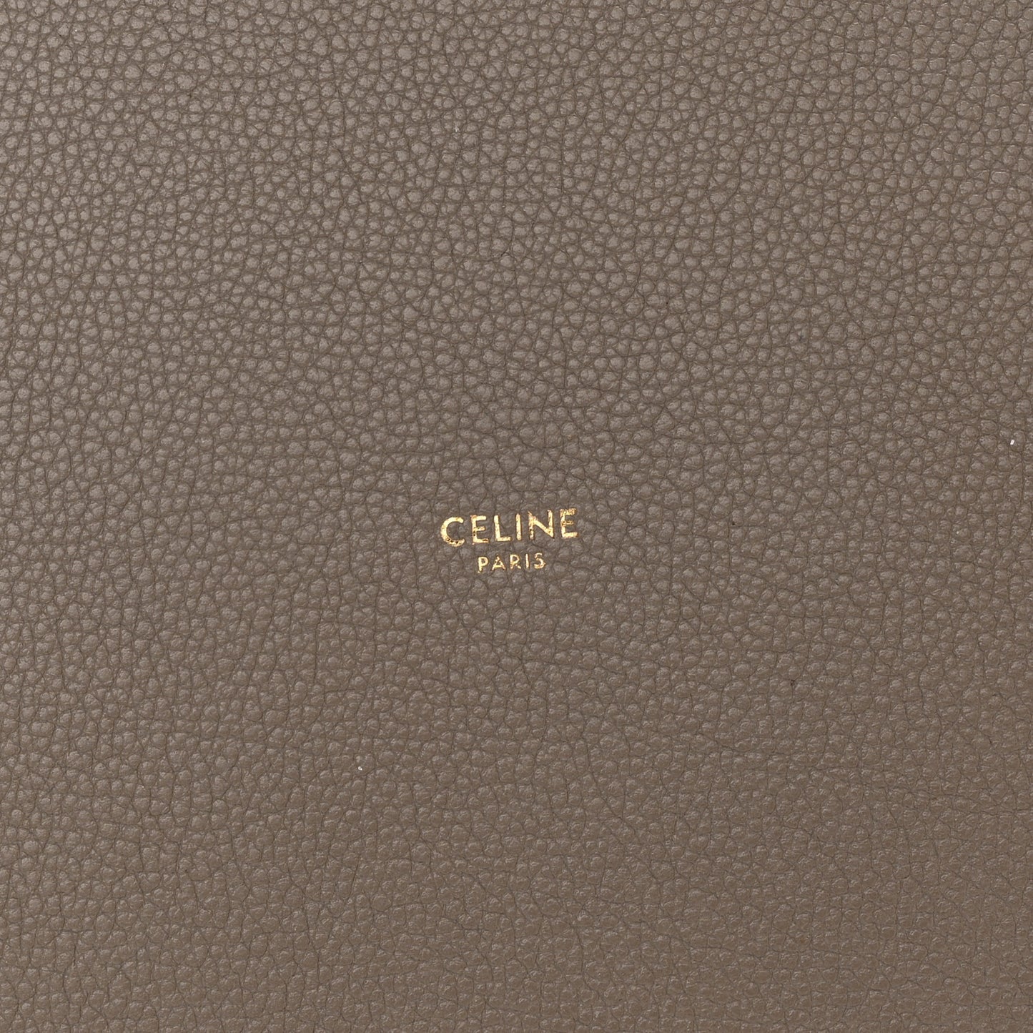 Supple Grained Calfskin Bucket 16 Bag Pebble