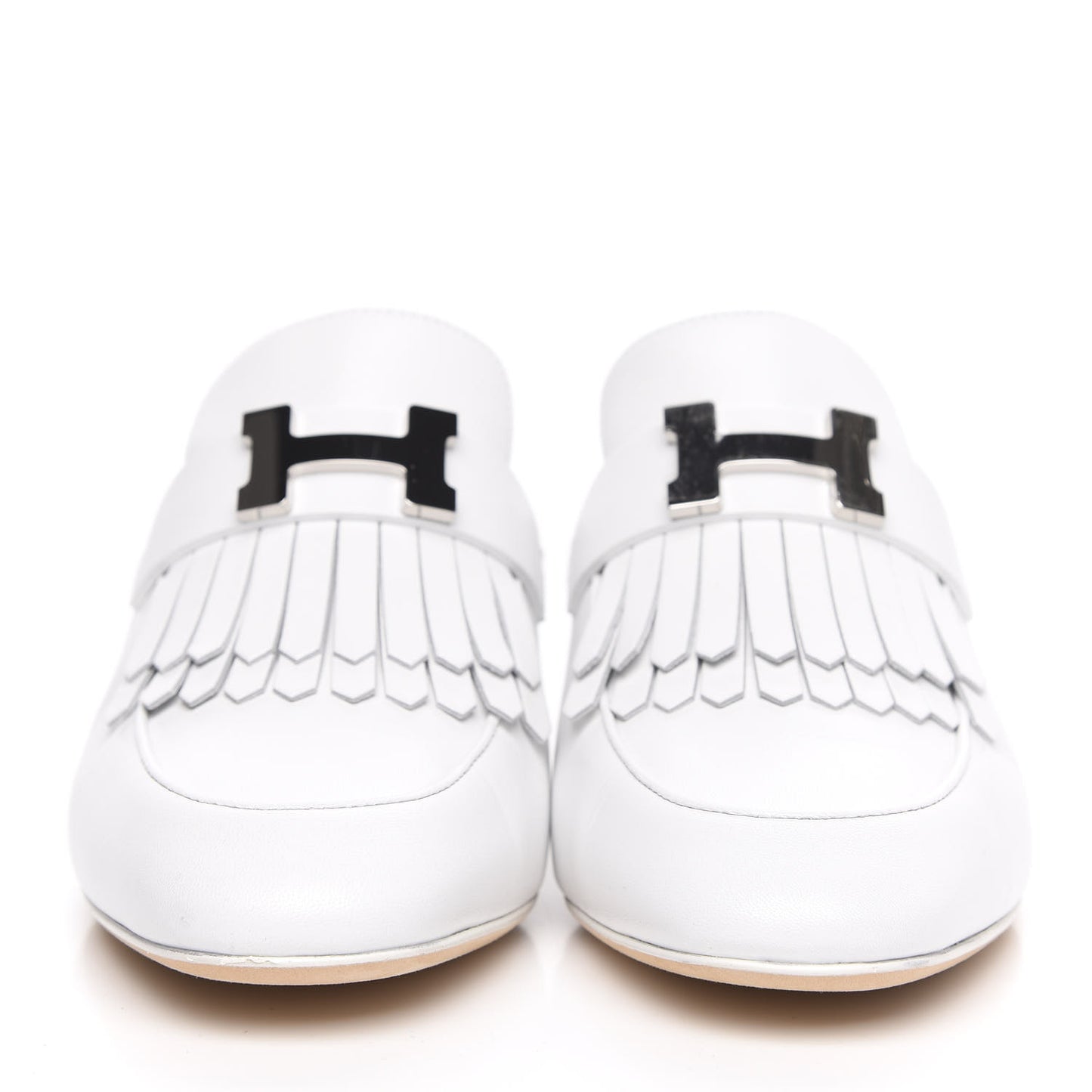 Goatskin Tuileries Mules 37 White