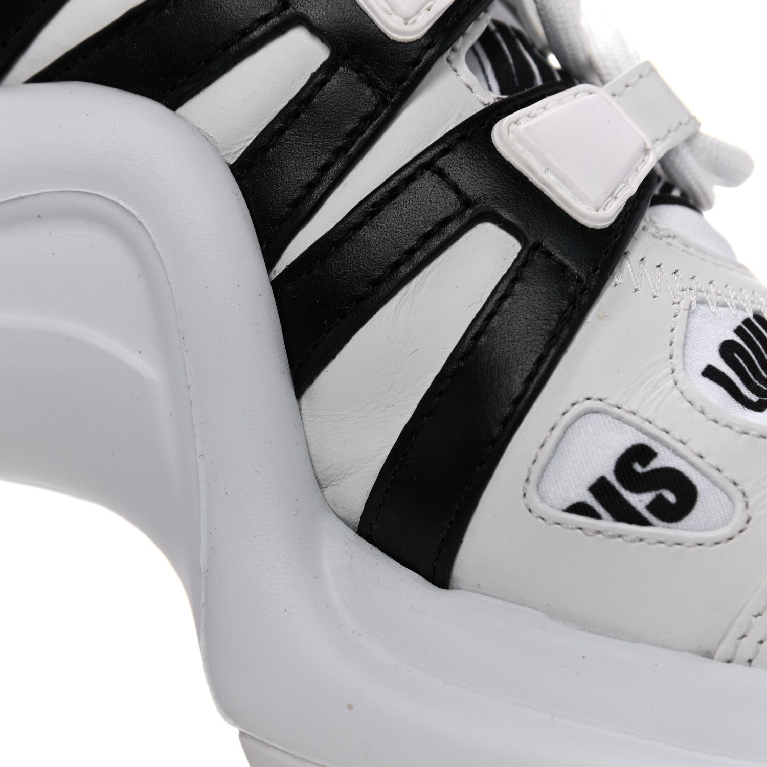 Louis Vuitton X FORNASETTI Calfskin Technical Nylon LV Archlight Sneaker 38 Black 11 of 14