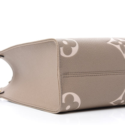 Louis Vuitton Empreinte Monogram Giant Onthego PM Tourterelle Creme 7 of 11