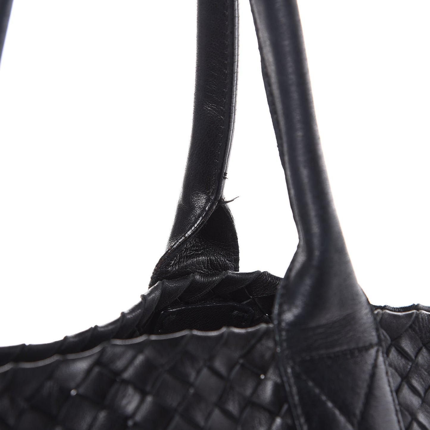 Nappa Intrecciato Medium Cabat Black