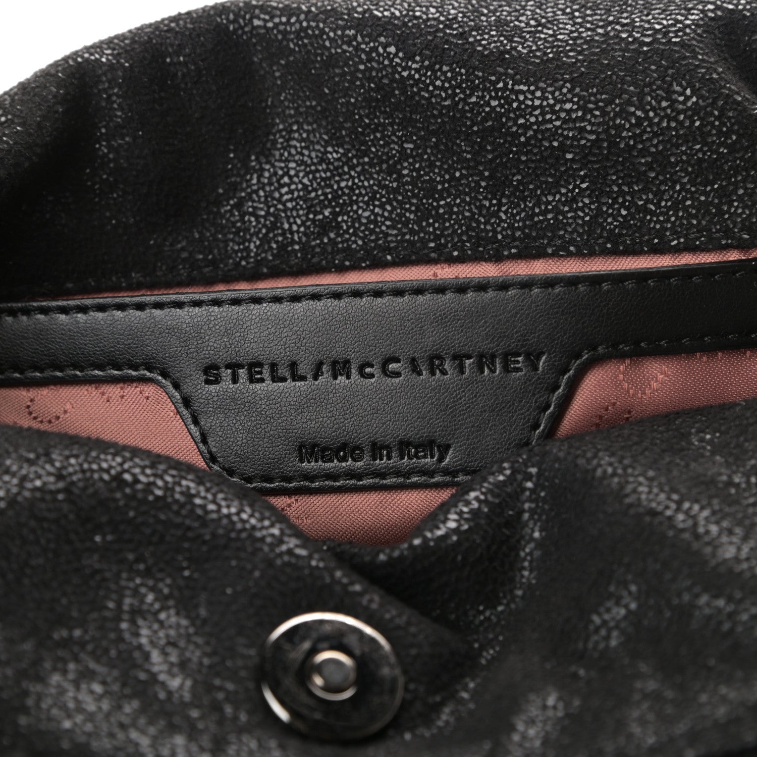 Stella McCartney Shaggy Deer Quilted Mini Falabella Tote Black 6 of 9