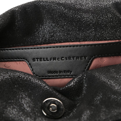 Stella McCartney Shaggy Deer Quilted Mini Falabella Tote Black 6 of 9