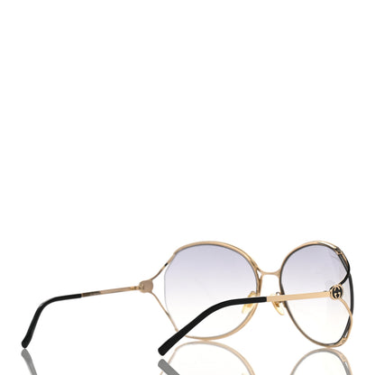 Gucci Oversized Sunglasses GG 2846/N/S Gold 4 of 9