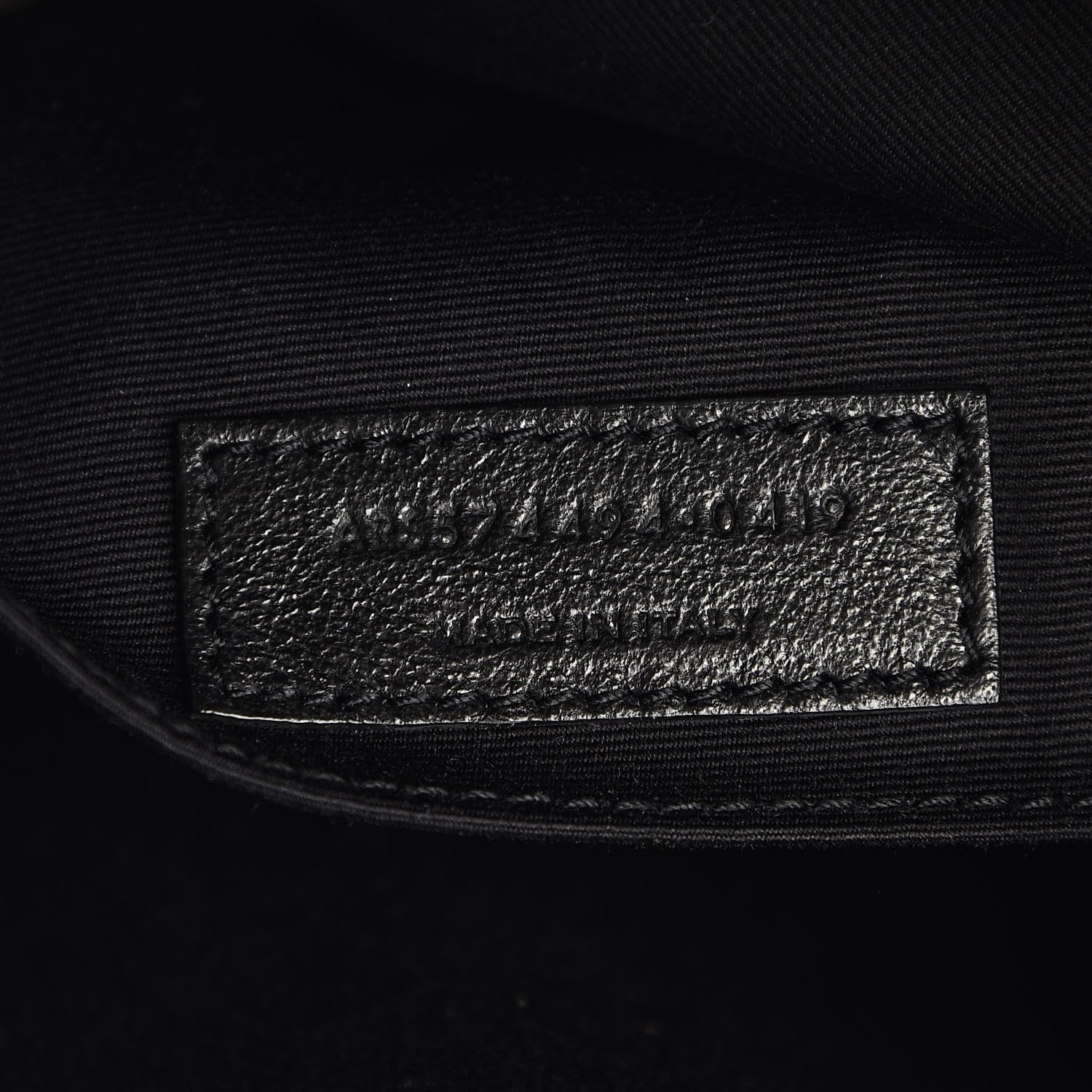 Saint Laurent Calfskin Matelasse Monogram Lou Camera Bag Black 7 of 10