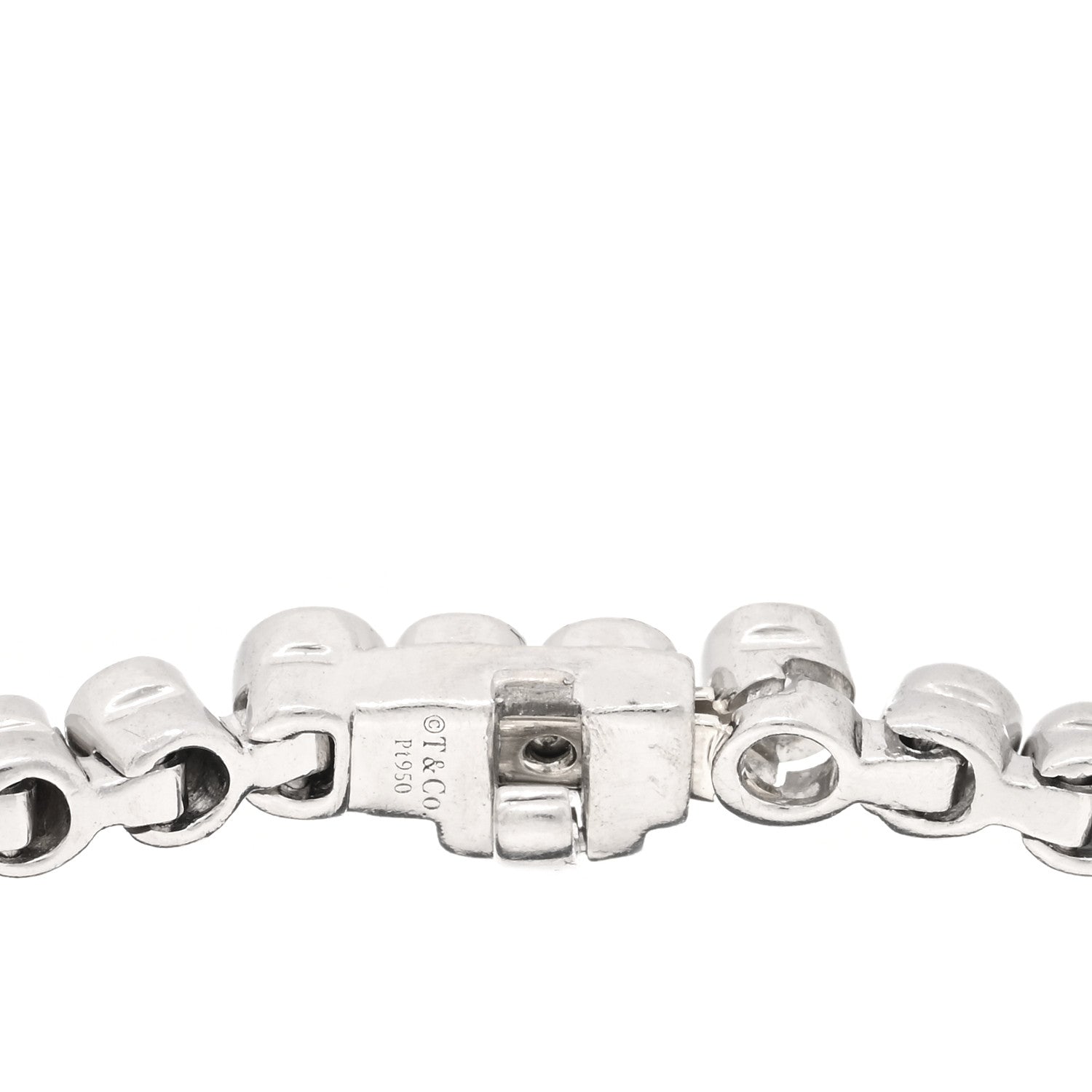 Tiffany Platinum Diamond Jazz Tennis Bracelet 3 of 4