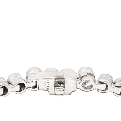 Tiffany Platinum Diamond Jazz Tennis Bracelet 3 of 4