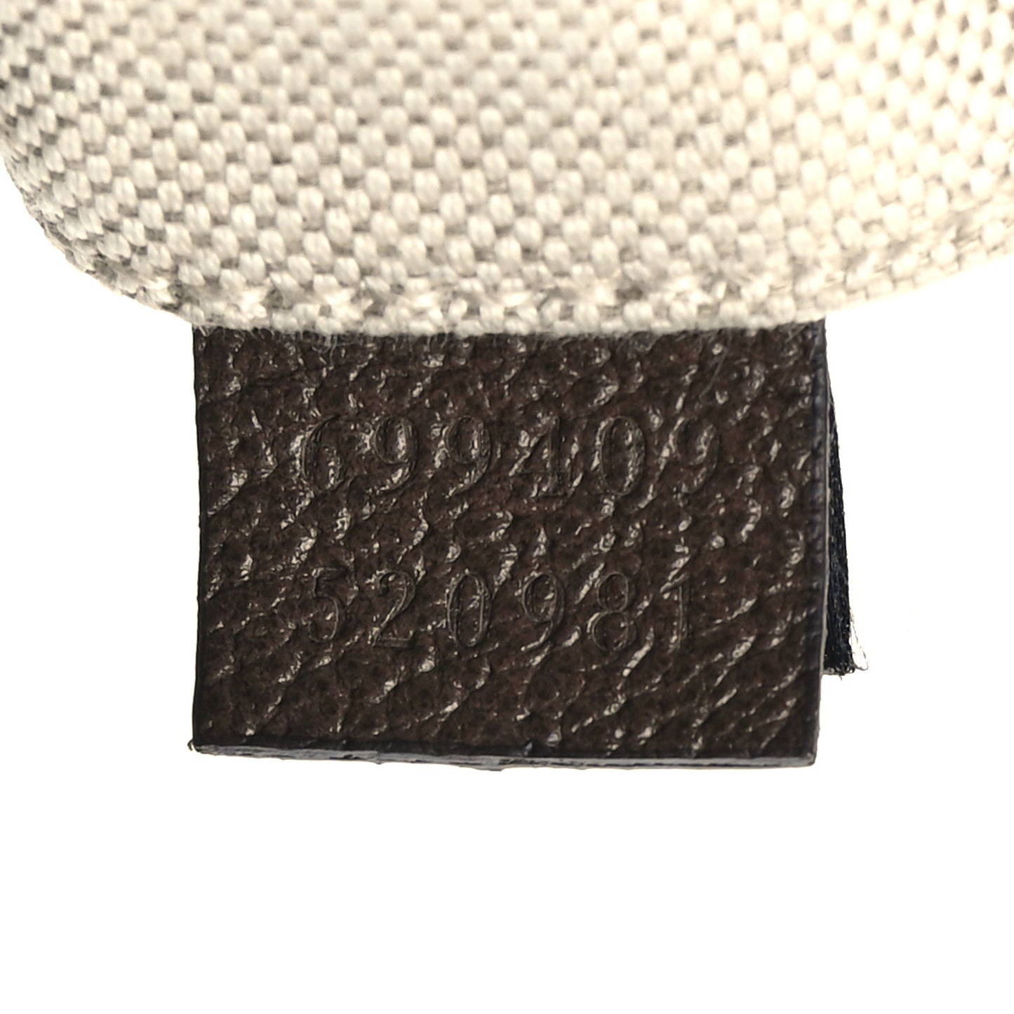 GG Supreme Monogram Textured Calfskin Web Small Attache Shoulder Bag Beige Ebony New Acero