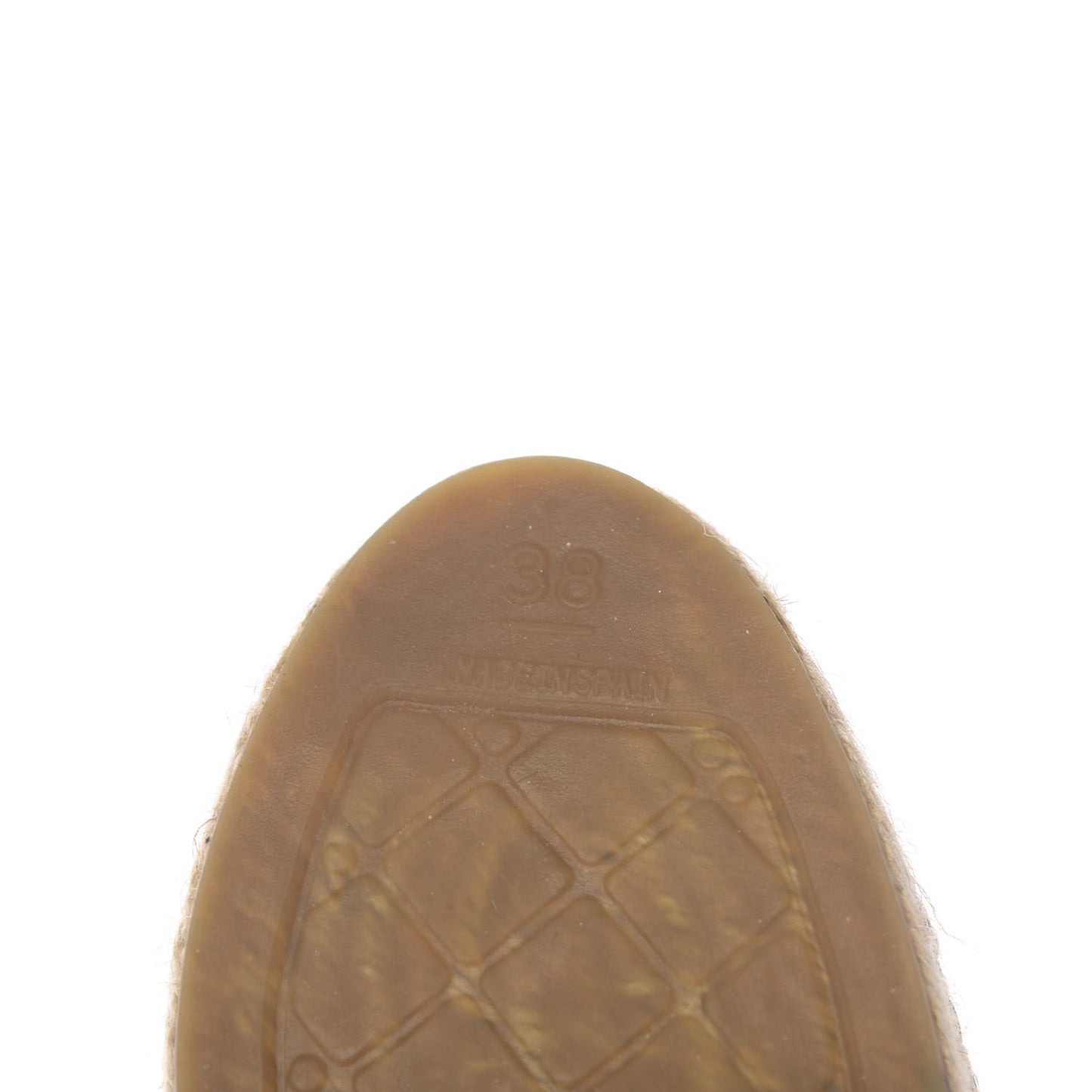 Lambskin CC Espadrilles 38 Black