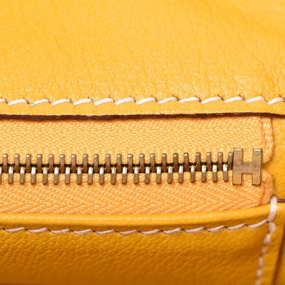 Hermes Epsom Horseshoe Birkin 35 Jaune 16 of 44