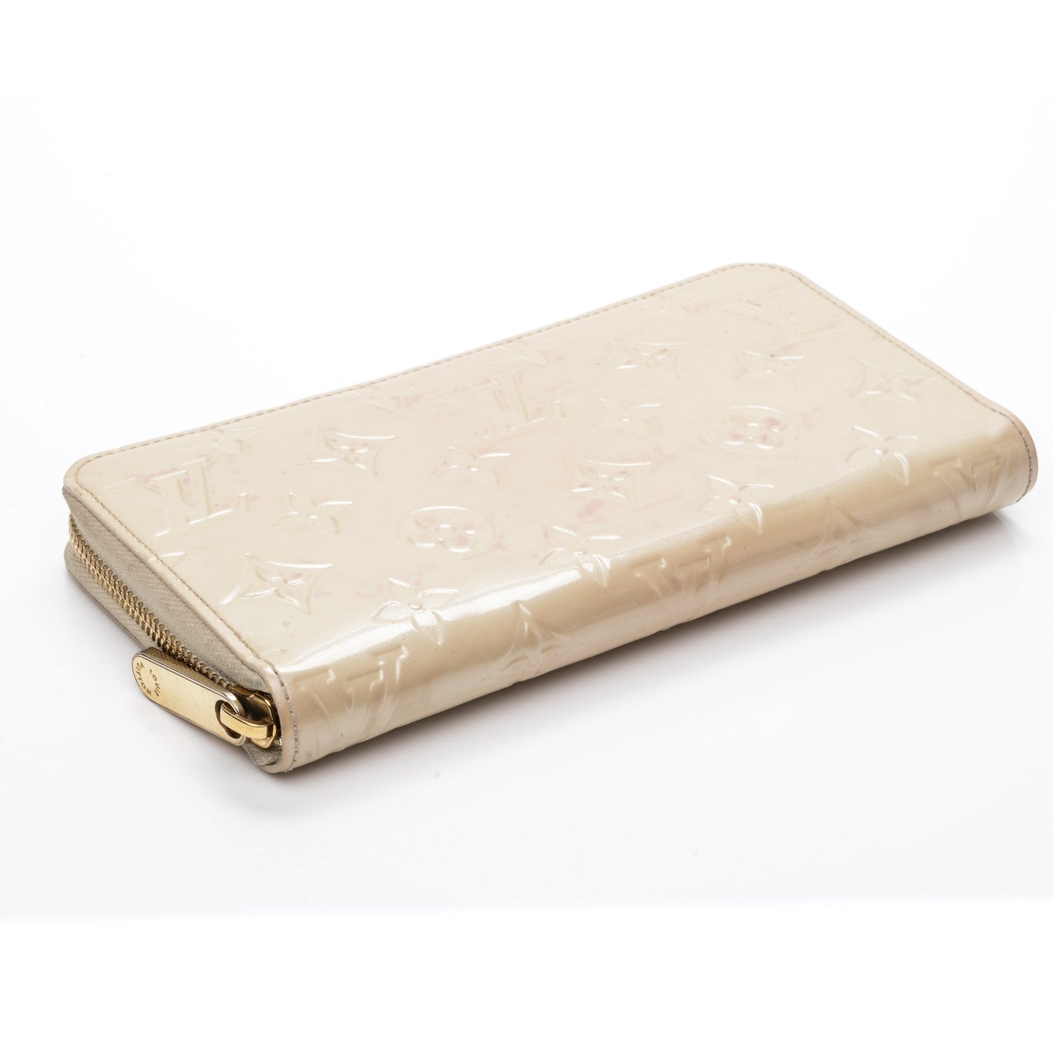 Louis Vuitton Vernis Zippy Wallet Blanc Corail 4 of 12