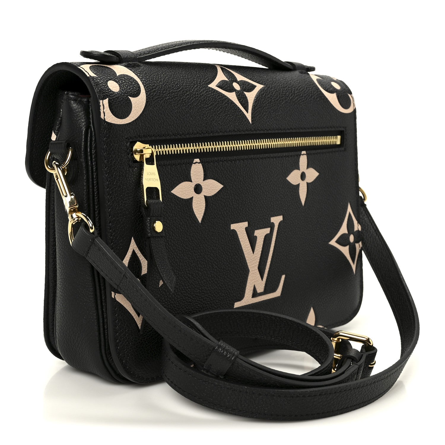 Louis Vuitton Empreinte Monogram Giant Pochette Metis Black Beige 3 of 11