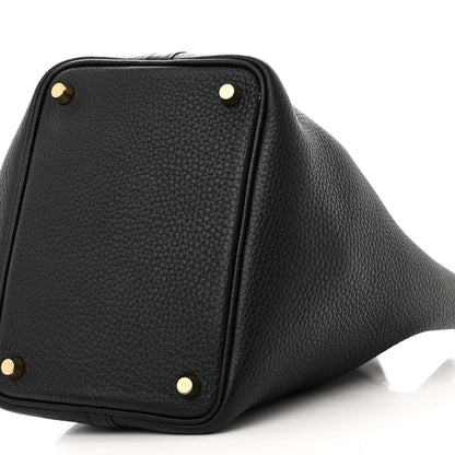 Hermes Taurillon Clemence Picotin Lock 18 PM Black 10 of 11