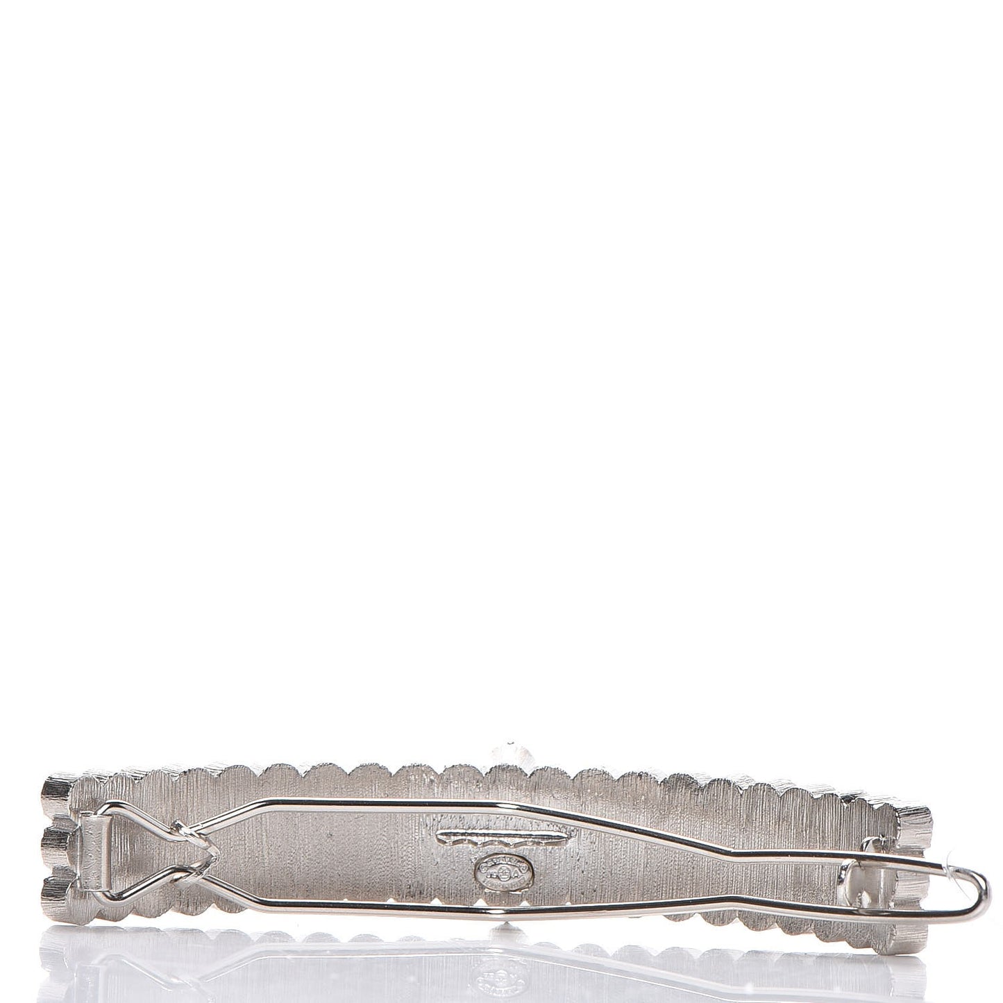Crystal CC Hair Pin Silver