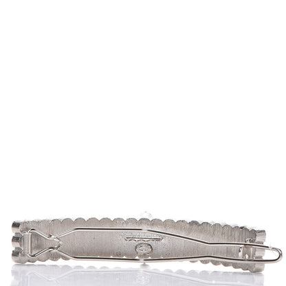 Chanel Crystal CC Hair Pin Silver 3 of 5