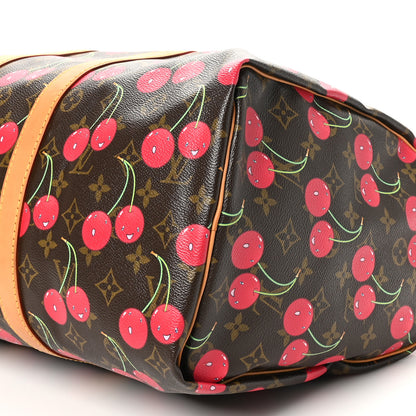 Louis Vuitton Monogram Cerises Keepall 45 10 of 12