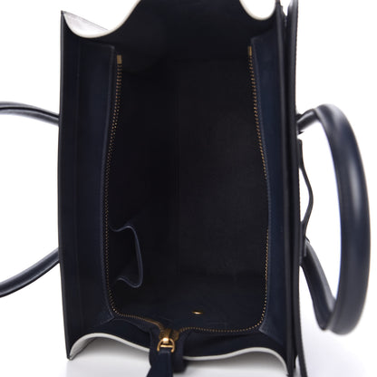 Celine Goatskin Smooth Calfskin Micro Tri-Color Luggage Firefly 5 of 9