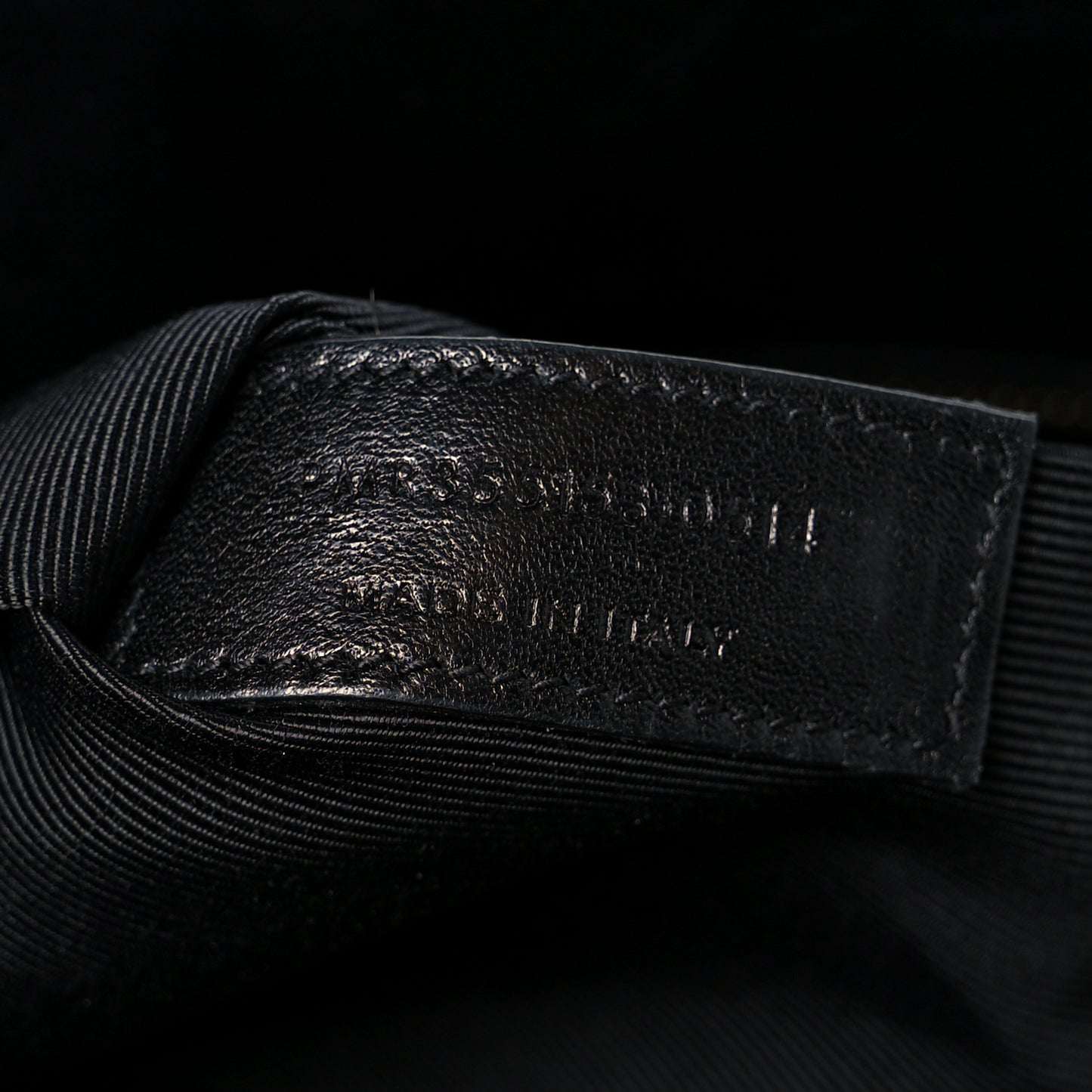 Calfskin Small Sac De Jour Black