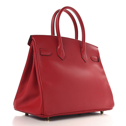 Hermes Epsom BIRKIN 30 Rouge Casaque 3 of 14