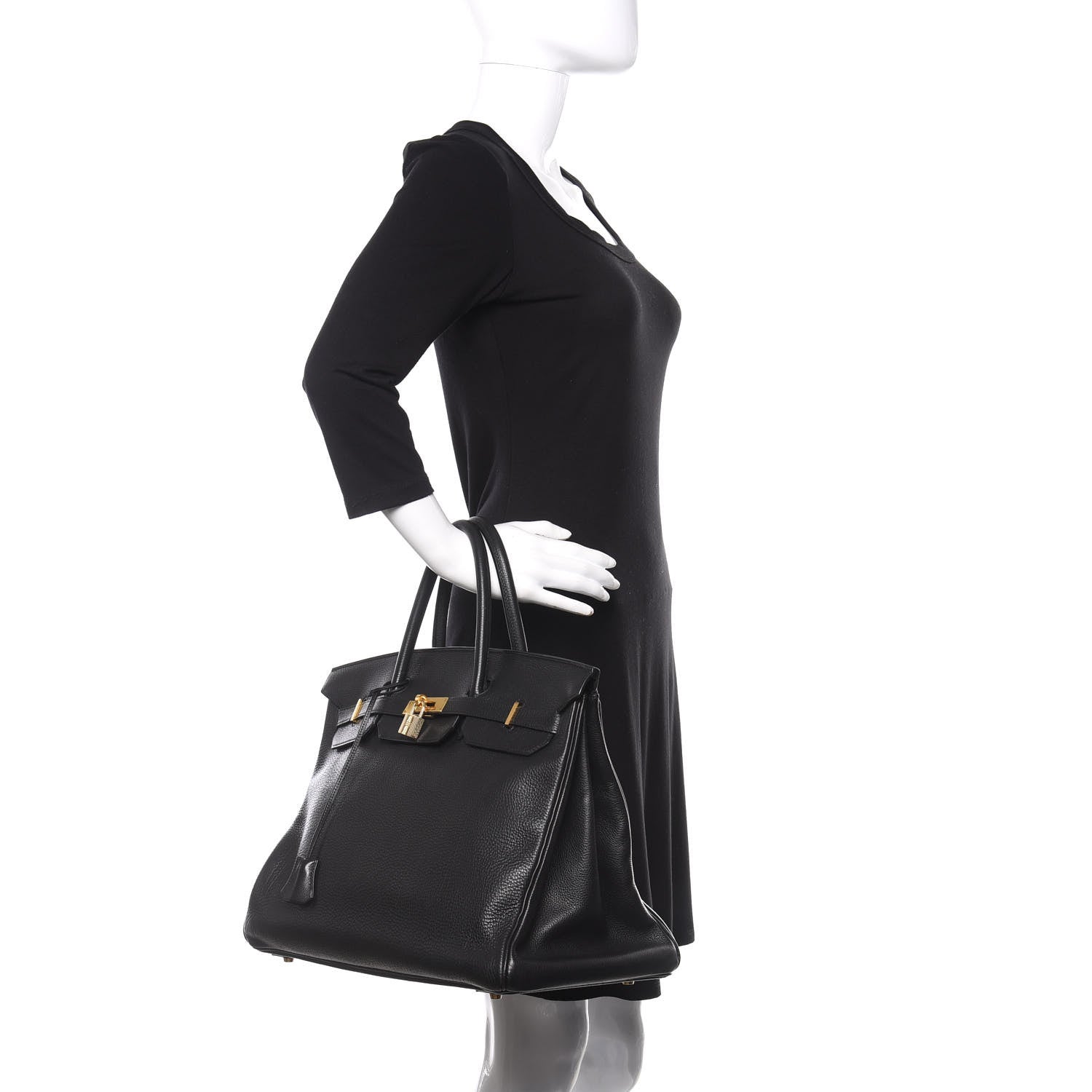 Hermes Togo Birkin 40 Black 2 of 9