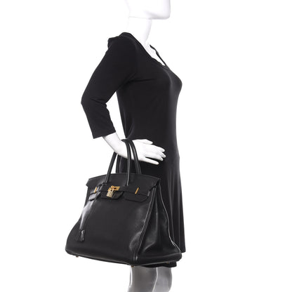 Hermes Togo Birkin 40 Black 2 of 9