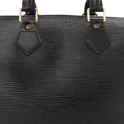 Louis Vuitton Epi Speedy 25 Black 8 of 13