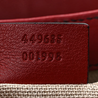 Gucci Microguccissima Medium Emily Chain Shoulder Bag Red 7 of 11
