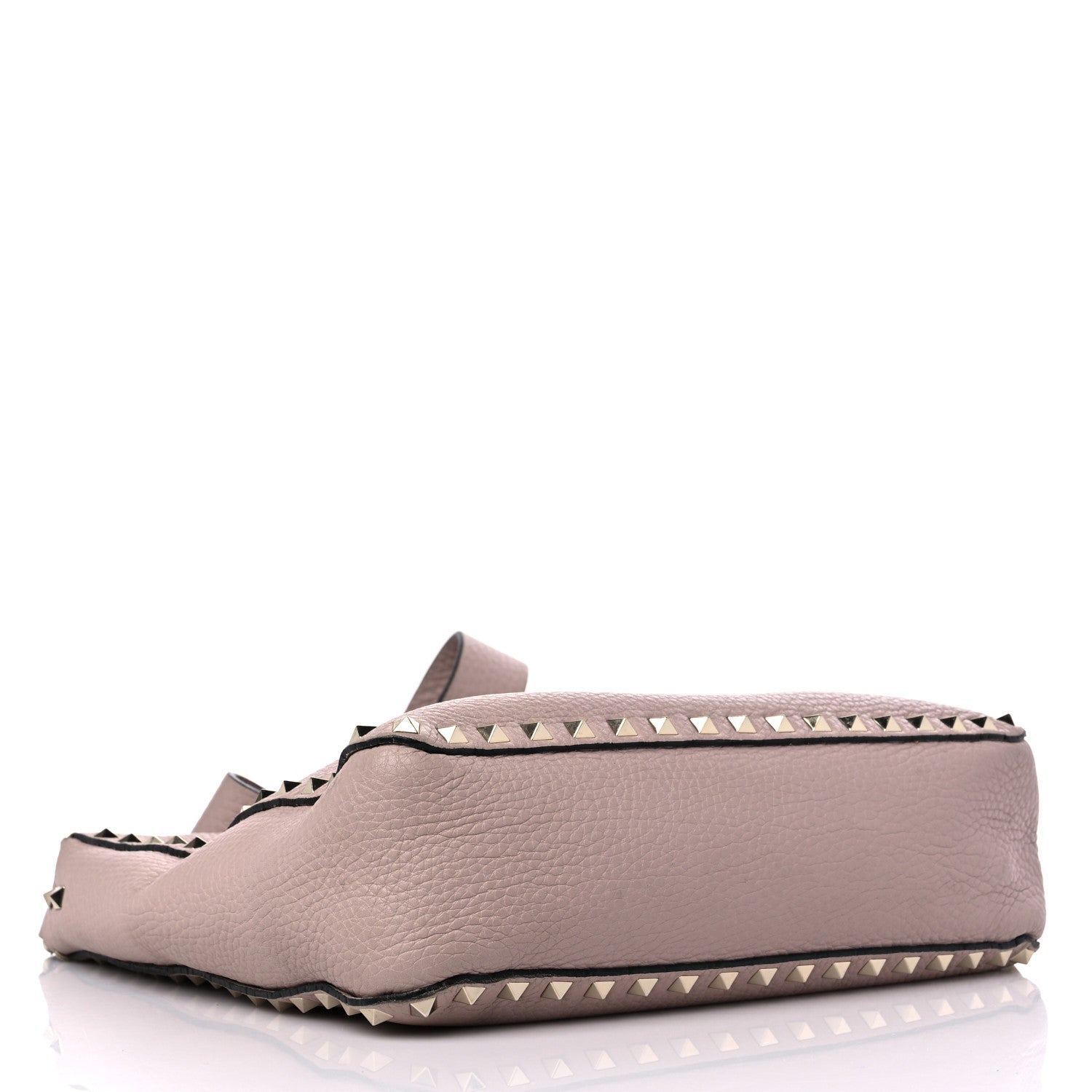 Valentino Garavani Pebbled Calfskin Small Rockstud Flip-Lock Messenger Bag Water Rose 4 of 13
