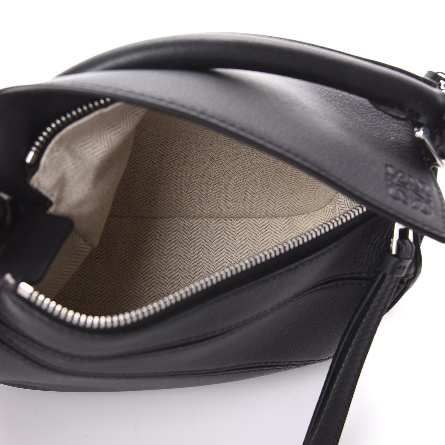 Loewe Calfskin Mini Puzzle Bag Black 5 of 8
