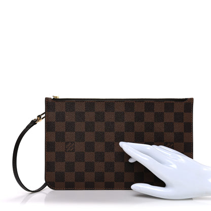 Louis Vuitton Damier Ebene Neverfull MM GM Pochette 2 of 6