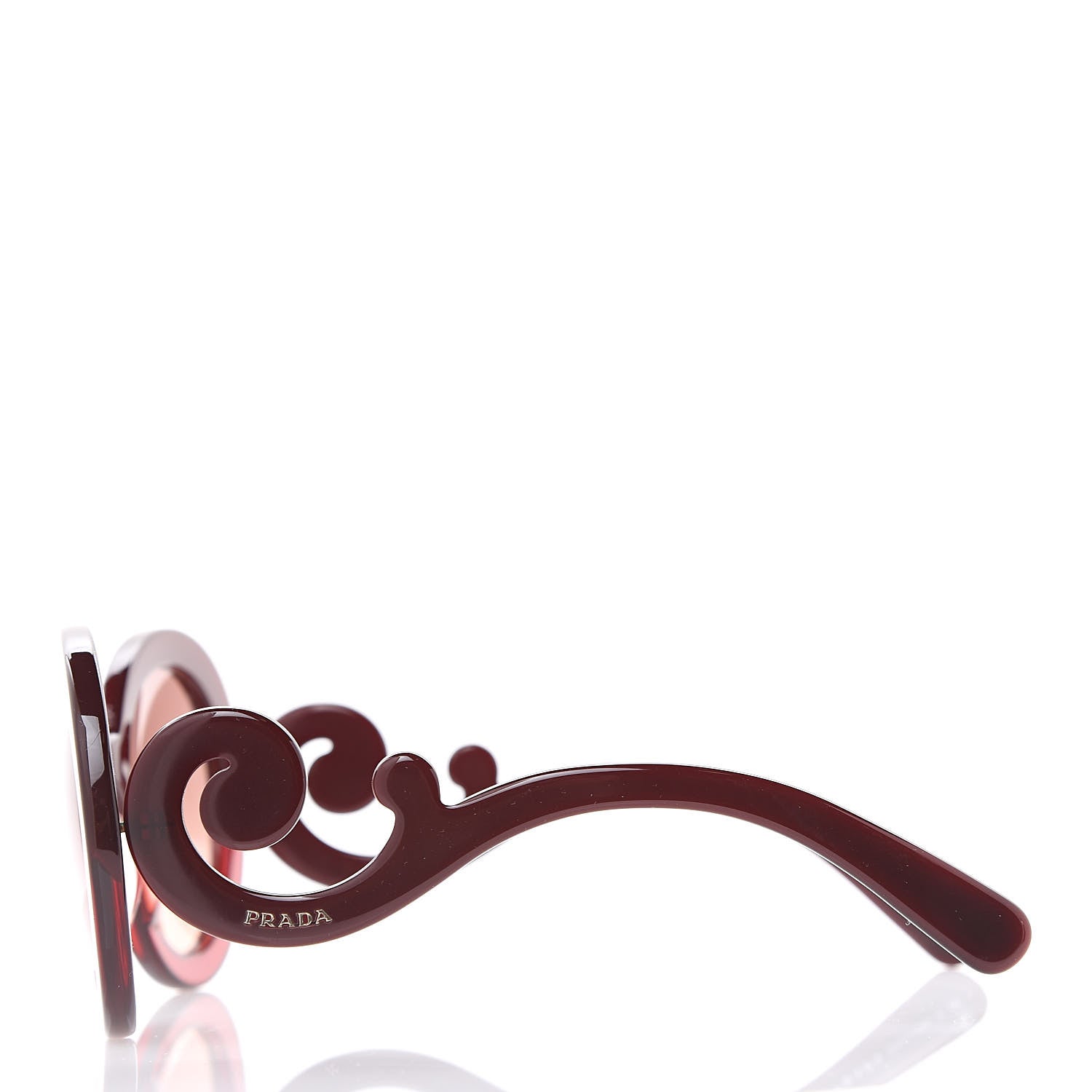 Prada Baroque Sunglasses SPR27N Red 2 of 7