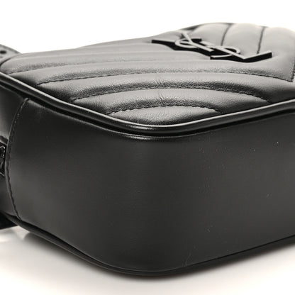 Saint Laurent Calfskin Matelasse Monogram Lou Belt Bag Black 9 of 10