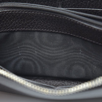 Gucci Pebbled Calfskin Donna Long Wallet Grey Field 8 of 9