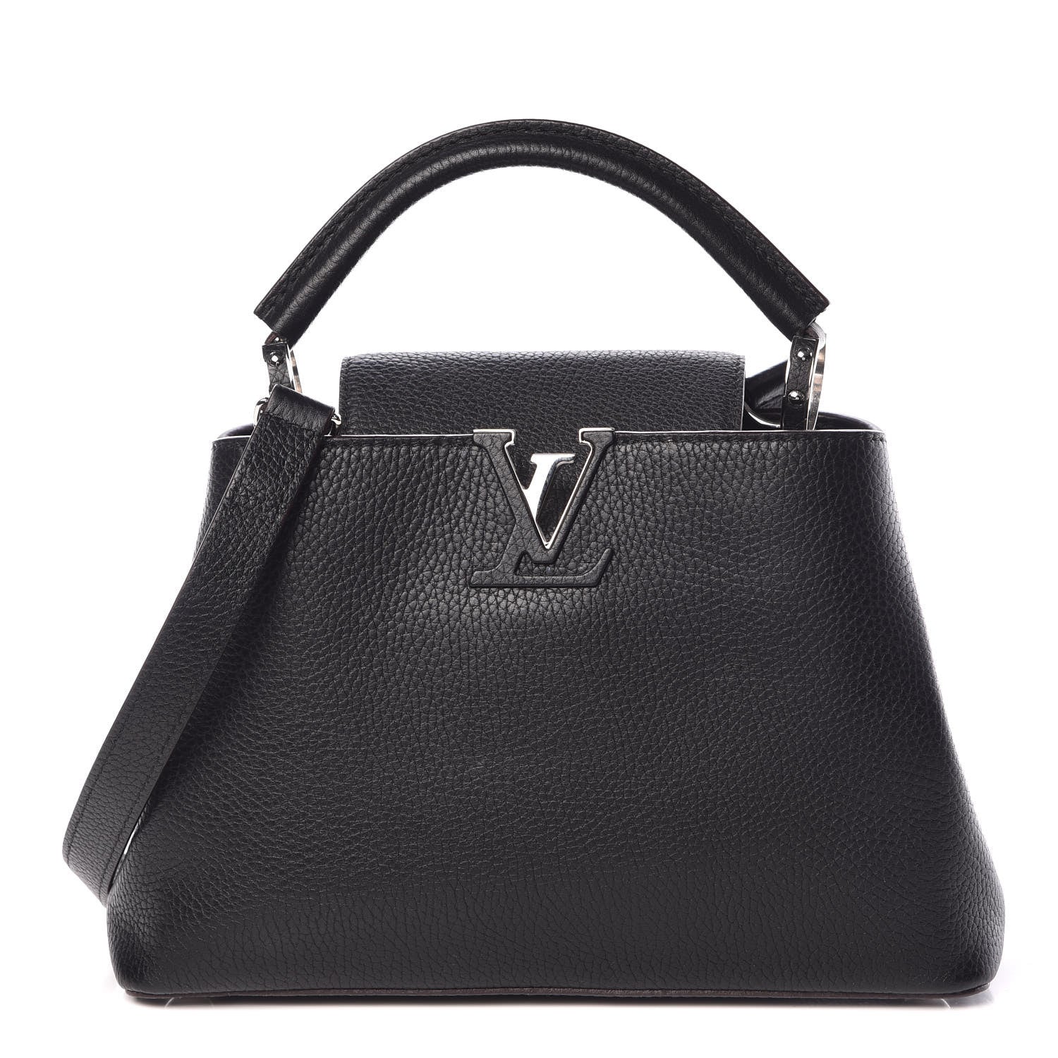 Louis Vuitton Taurillon Capucines BB Black 1 of 9