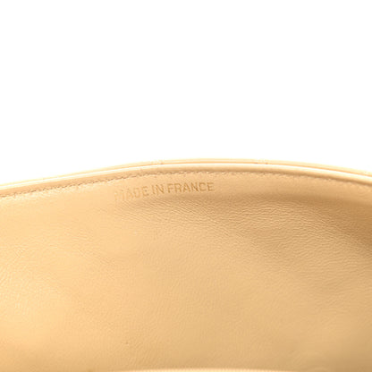Chanel Lambskin Quilted Small Single Flap Beige 10 of 11