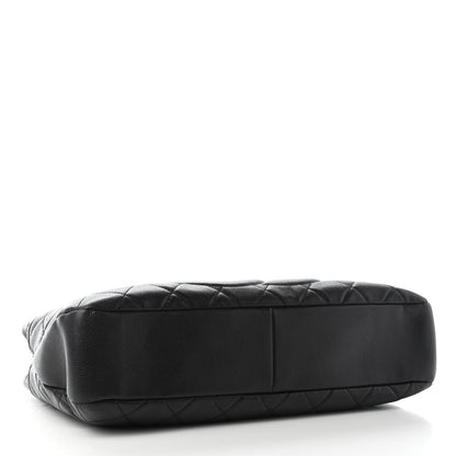 Chanel Caviar Quilted CC Timeless Soft Tote Black 4 of 10