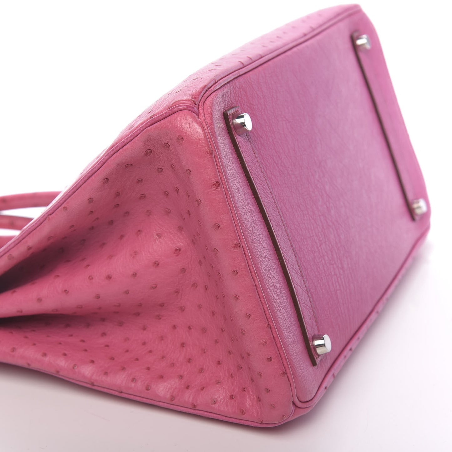 Ostrich Birkin 35 Fuchsia