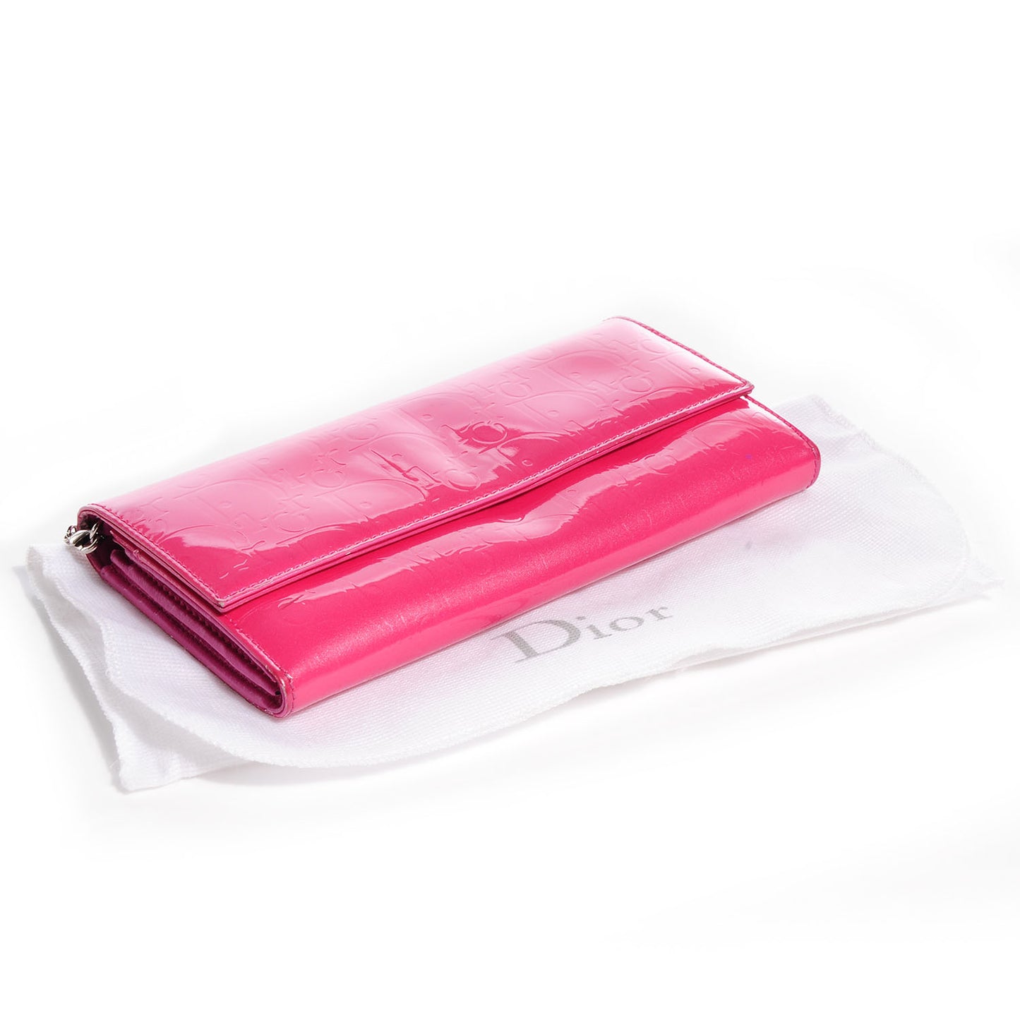 Patent Ultimate Rendez-Vous Convertible Wallet Fuchsia