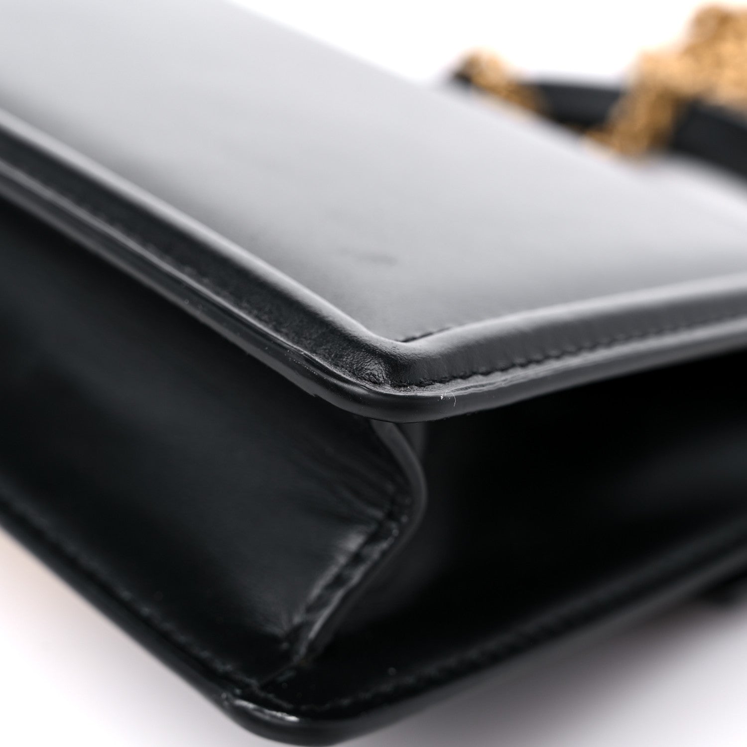 Dolce & Gabbana Smooth Calfskin Small Devotion Envelope Top Handle Bag Black 10 of 11