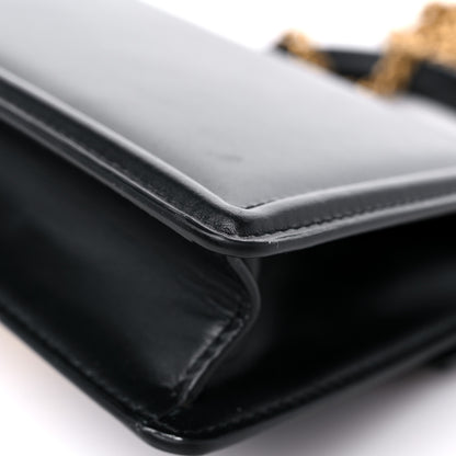 Dolce & Gabbana Smooth Calfskin Small Devotion Envelope Top Handle Bag Black 10 of 11