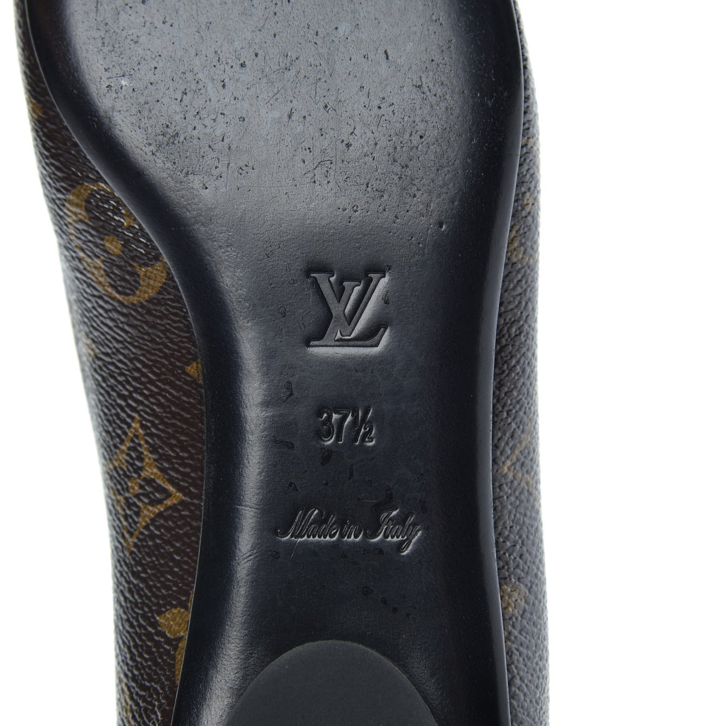Patent Monogram Fetish Ballerina Flats 37.5