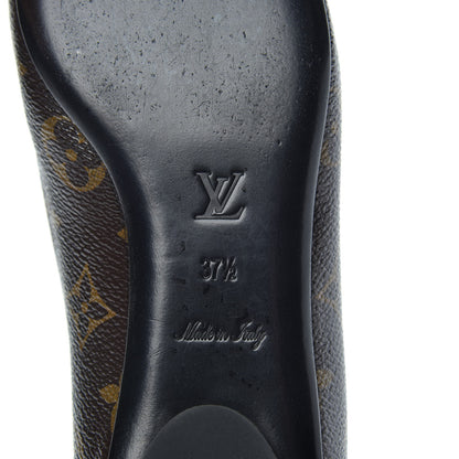 Louis Vuitton Patent Monogram Fetish Ballerina Flats 37.5 7 of 9