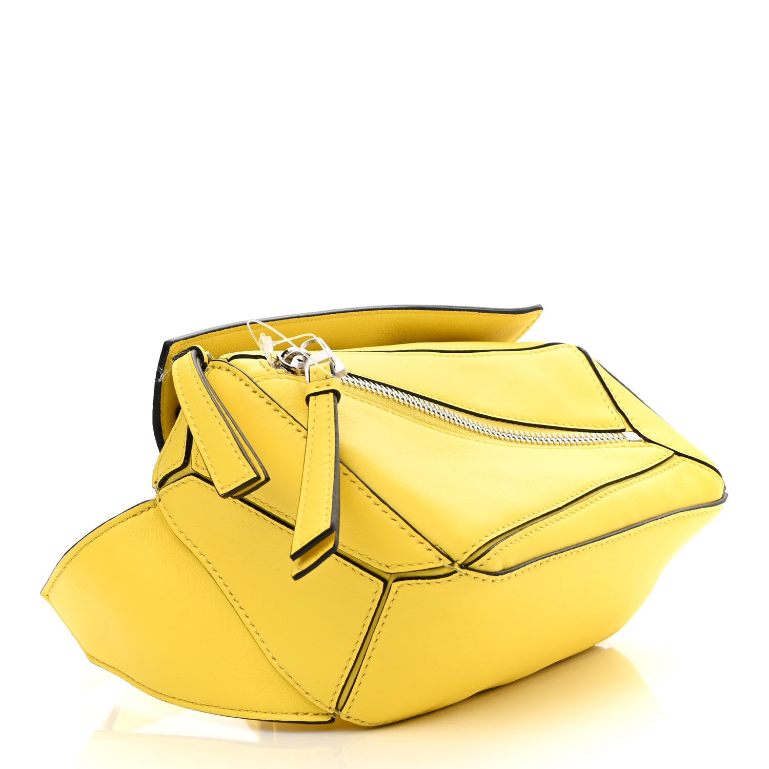Loewe Calfskin Mini Puzzle Bumbag Lemon 5 of 9