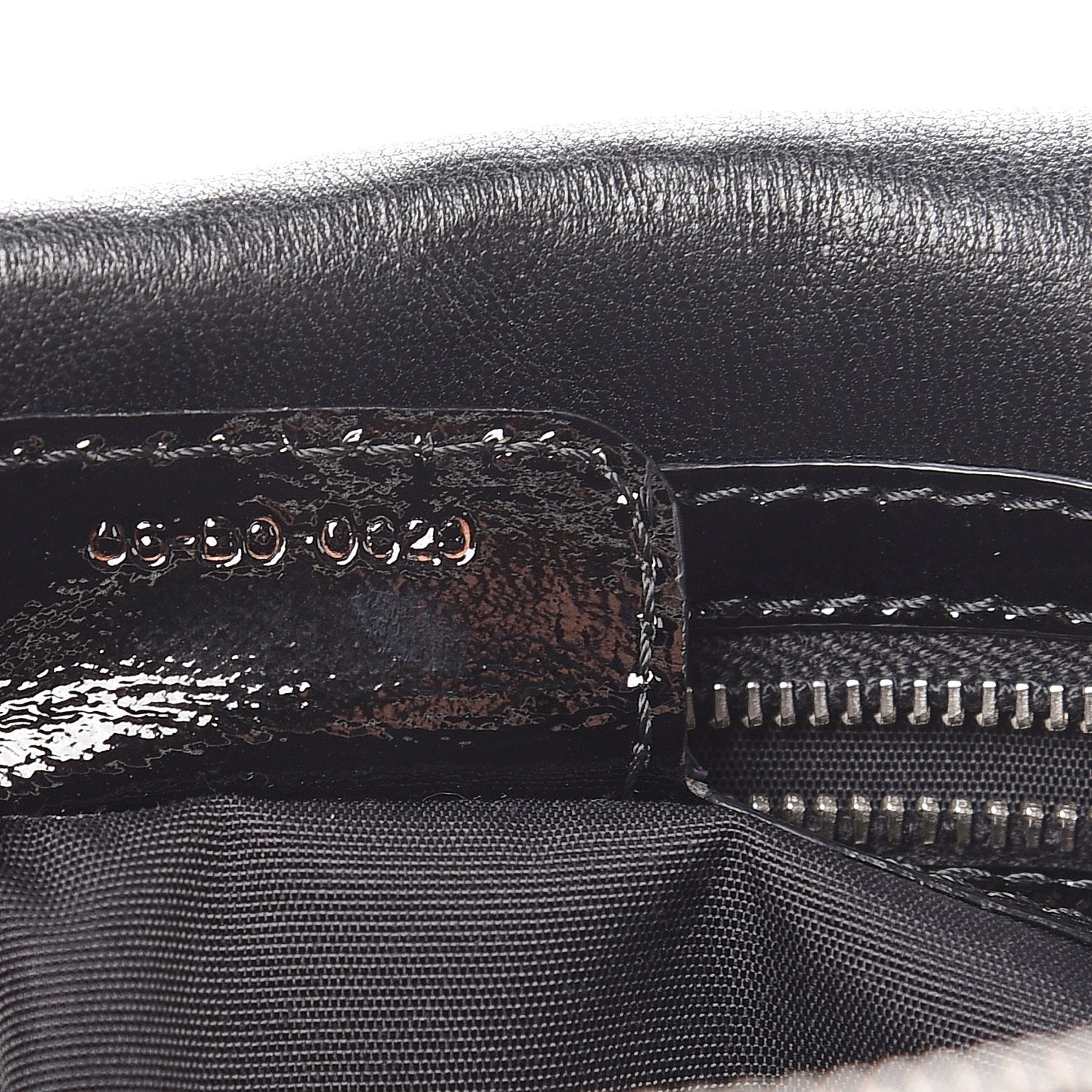 Patent Lambskin Cannage Rendezvous Flap Black