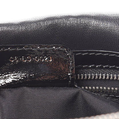 Christian Dior Patent Lambskin Cannage Rendezvous Flap Black 7 of 12