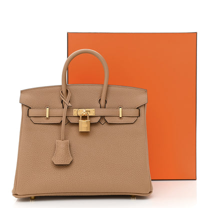 Hermes Togo Birkin 25 Chai 11 of 13