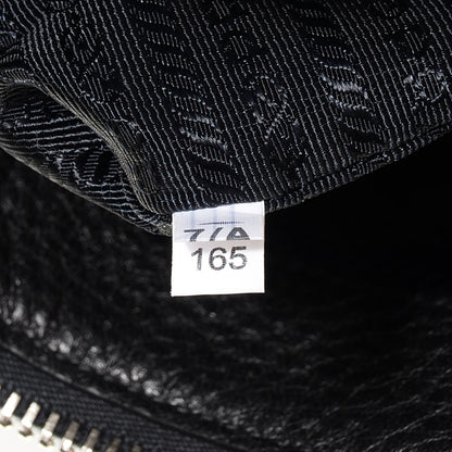 Prada Vitello Daino Tote Nero Black 8 of 11