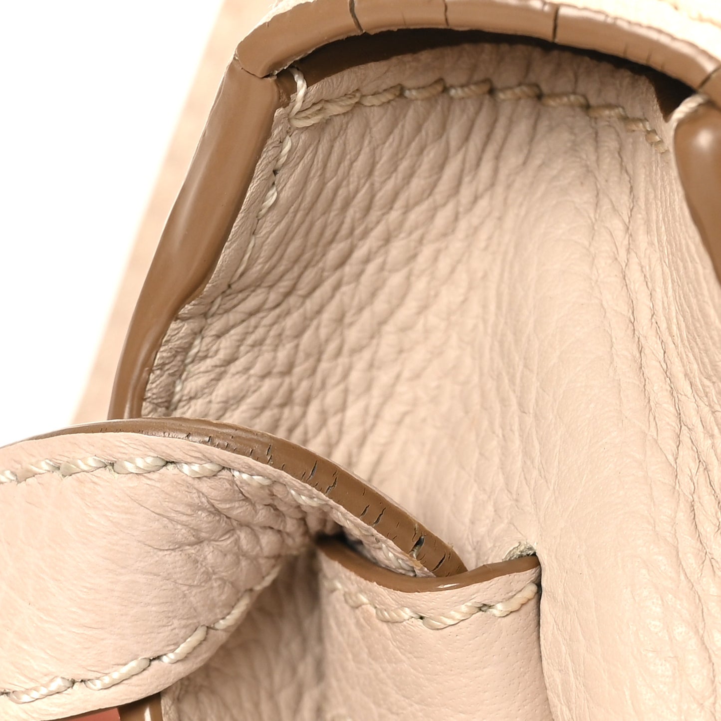 Calfskin Mini Marcie Round Crossbody Bag Root Beige