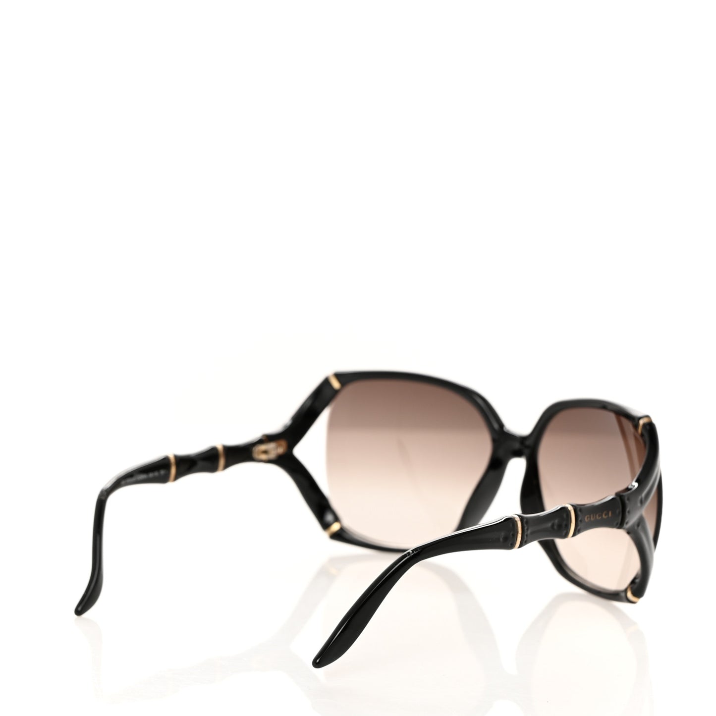 Oversized Oval Bamboo Sunglasses 3508/S Brown